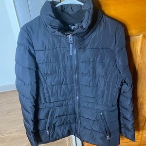 Black Calvin Klein coat